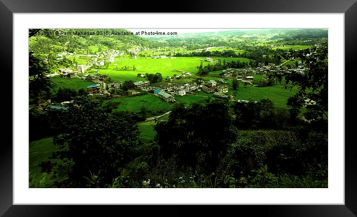  Green World Framed Mounted Print by Ram Maharjan