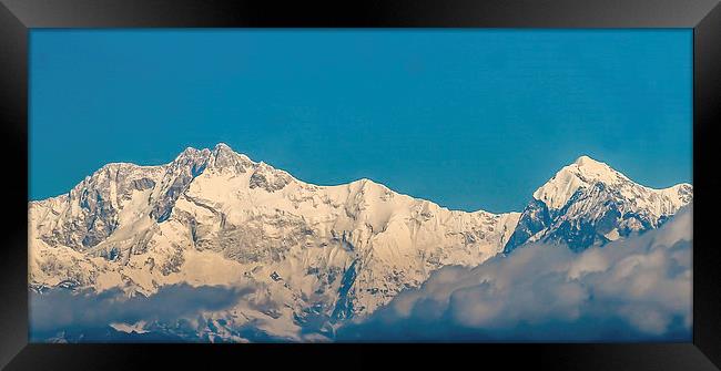  Annapurna Mountain. Framed Print by Ram Maharjan