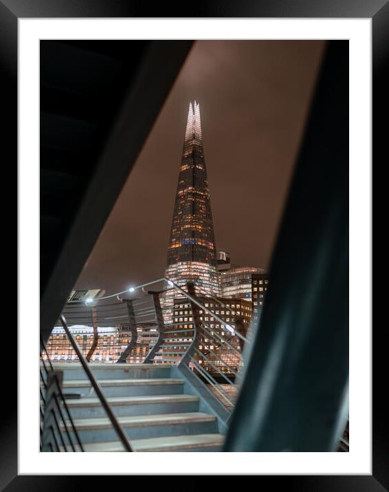 The Shard London Framed Mounted Print by Andrew Scott