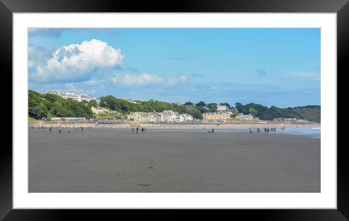 Filey beach Framed Mounted Print by Andrew Scott