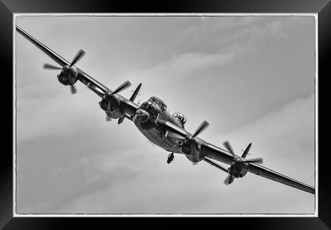 Lancaster Bomber PA474  Framed Print by Andrew Scott