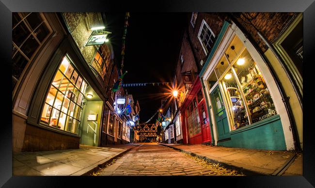 Steep Hill, Lincoln Framed Print by Andrew Scott