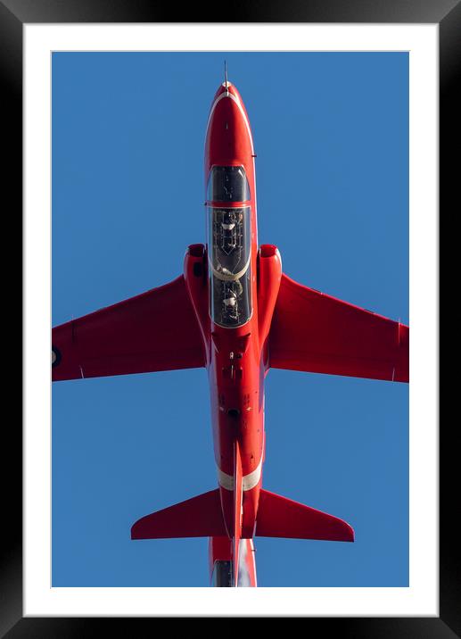 RAF Red arrow jet Framed Mounted Print by Andrew Scott