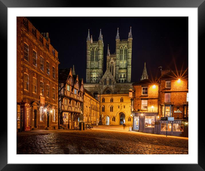 Lincoln Cathedral  Framed Mounted Print by Andrew Scott