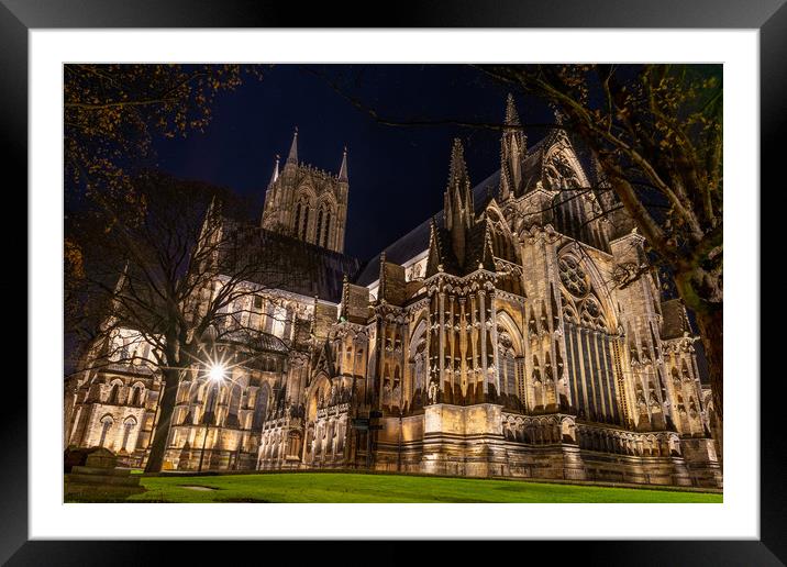 Lincoln Cathedral Framed Mounted Print by Andrew Scott