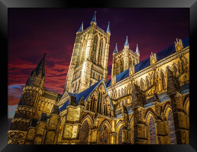 Lincoln Cathedral Framed Print by Andrew Scott