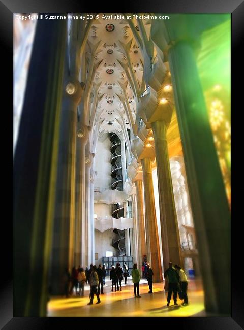 Sagrada Familia Barcelona Framed Print by Suzanne Whaley
