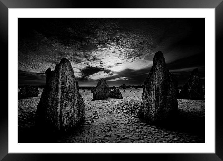  The Pinnacles Framed Mounted Print by Julian Cook