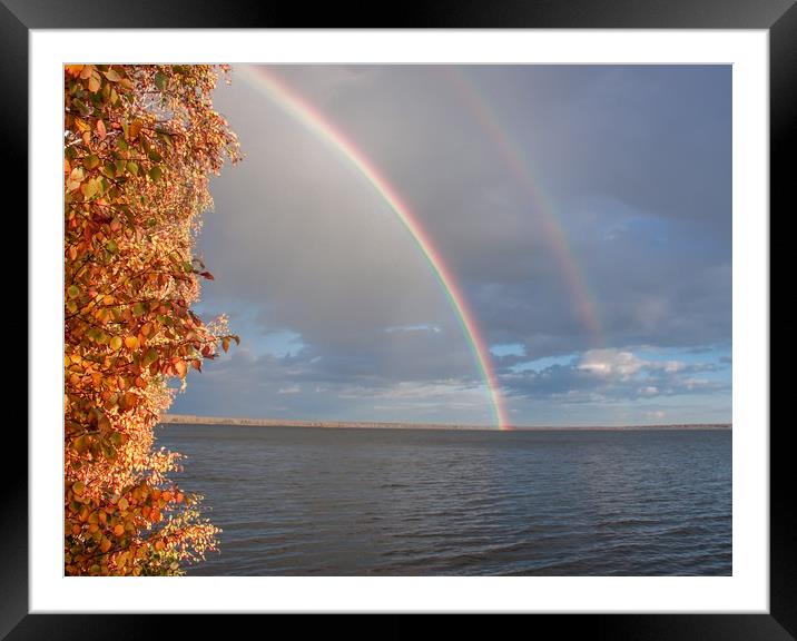 Double Rainbow Framed Mounted Print by Svetlana Korneliuk