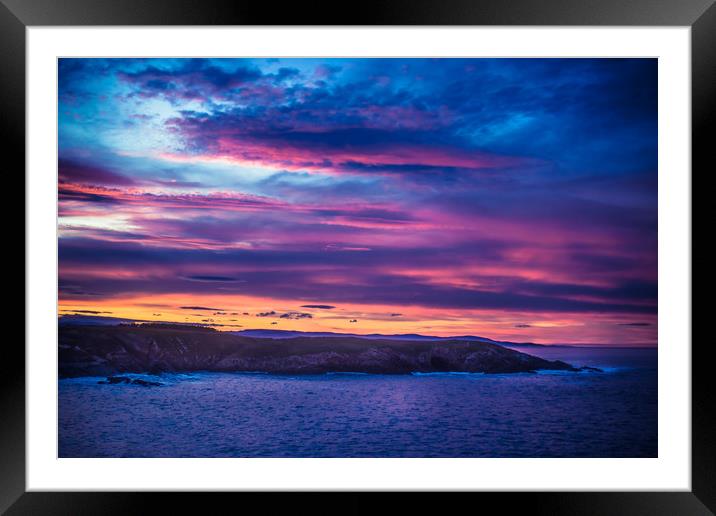 Colorful sunset Framed Mounted Print by Svetlana Korneliuk