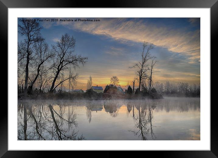 Snohomish Framed Mounted Print by Paul Fell