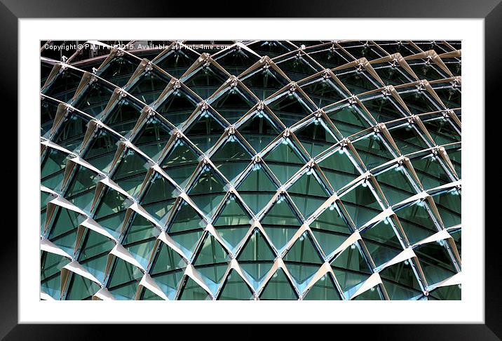 Durian Building Framed Mounted Print by Paul Fell