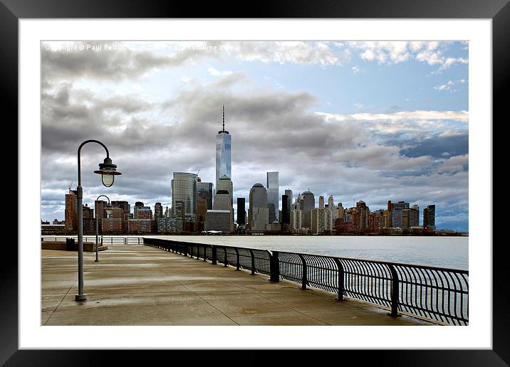 NYC Framed Mounted Print by Paul Fell