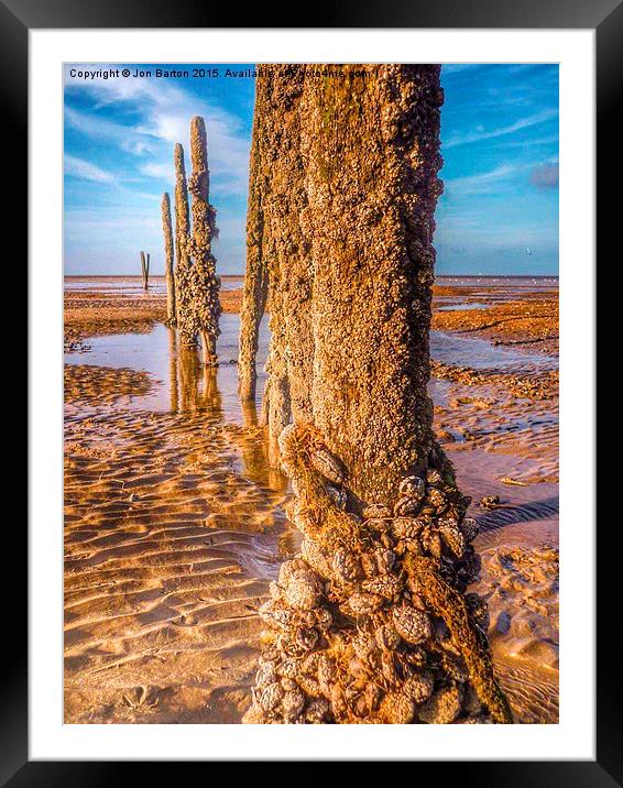  Mussel beach Framed Mounted Print by Jon Barton