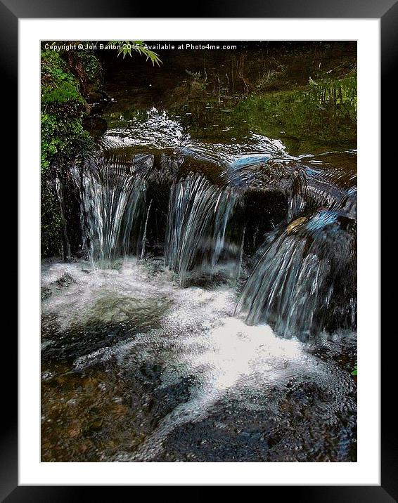  The Japanese water garden Framed Mounted Print by Jon Barton