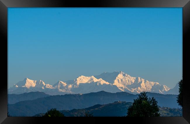 Outdoor mountain himalayas landscape nature Framed Print by Ambir Tolang