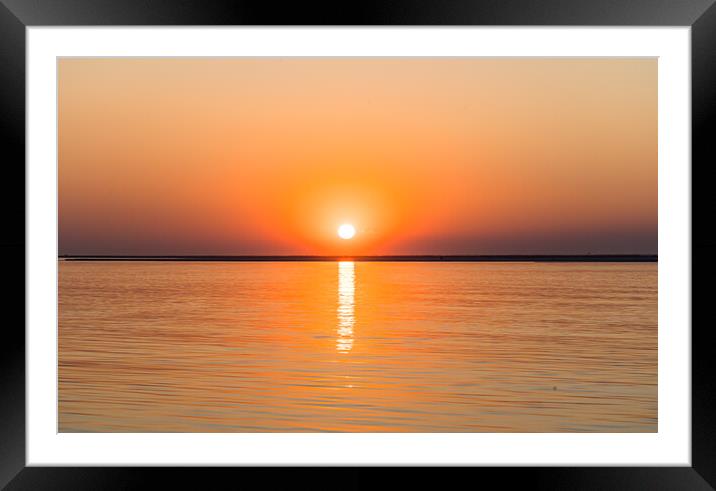 nature sunrise landscape gloomy sky outdoor  Framed Mounted Print by Ambir Tolang