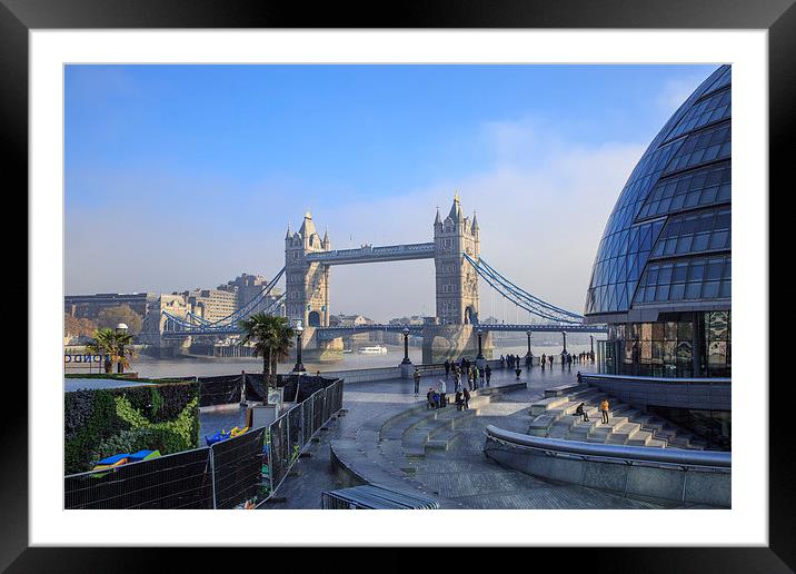  Tower  Bridge Framed Mounted Print by William Robson