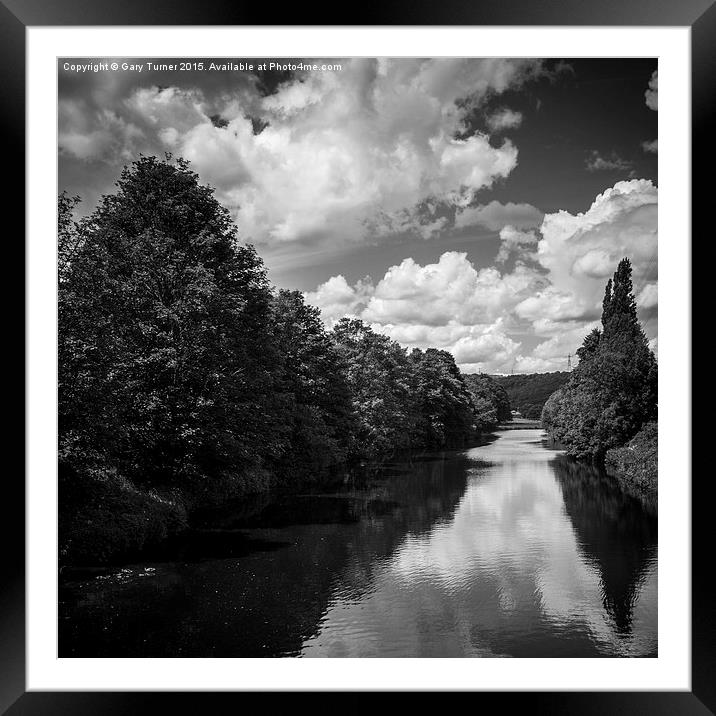 Along the Calder Framed Mounted Print by Gary Turner