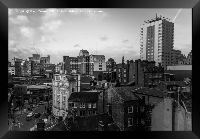A View of Leeds  Framed Print by Gary Turner