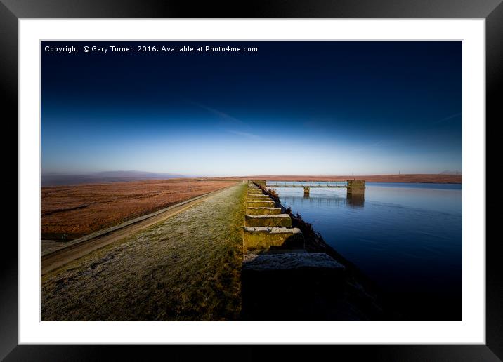 Blackstone Edge - Colour Framed Mounted Print by Gary Turner