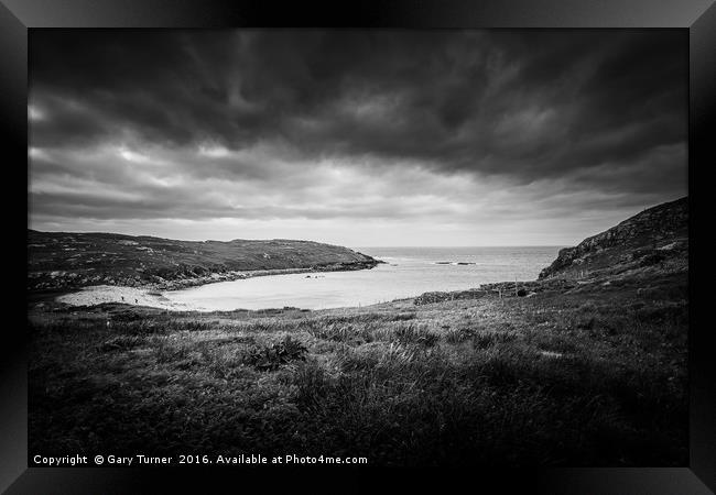 Garenin Bay, Isle of Lewis Framed Print by Gary Turner
