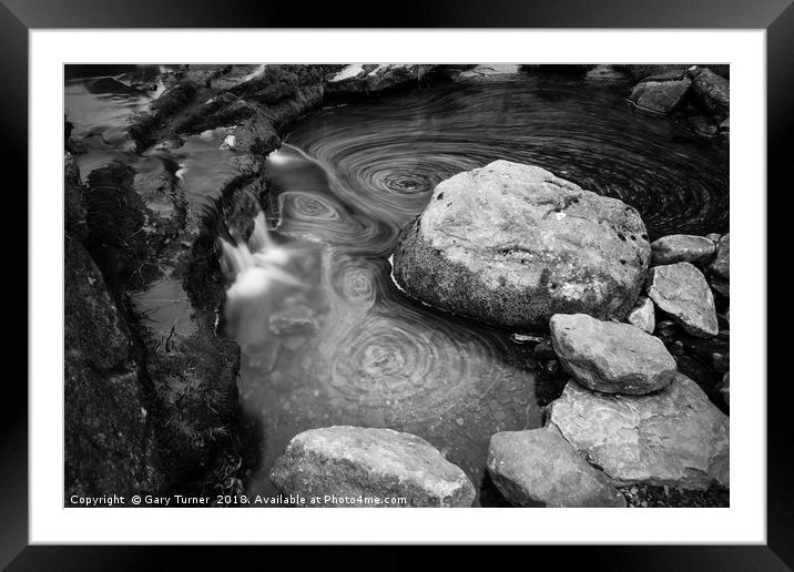 Easter Clough Fairy Pool Framed Mounted Print by Gary Turner