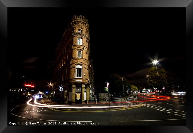 Leeds Bridge House Framed Print by Gary Turner