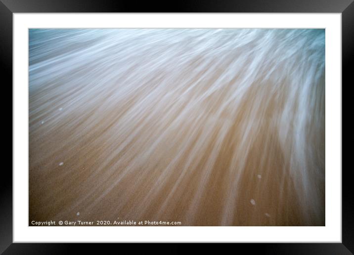 Seaham Tide VIII Framed Mounted Print by Gary Turner