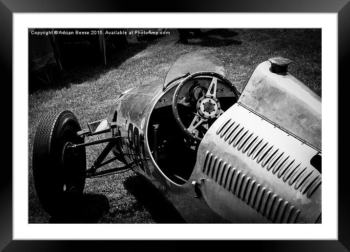  Cooper 500 F3 in paddock Framed Mounted Print by Adrian Beese