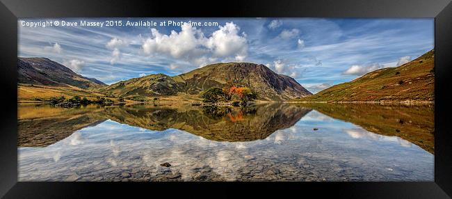 Crummock Water Calmness Framed Print by Dave Massey