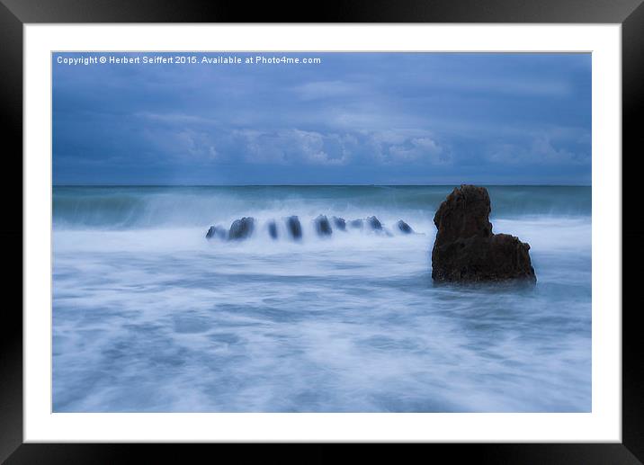 The big and the small rocks Framed Mounted Print by DeniART 