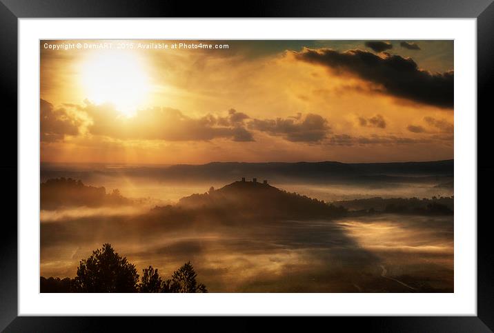  Misty morning Framed Mounted Print by DeniART 
