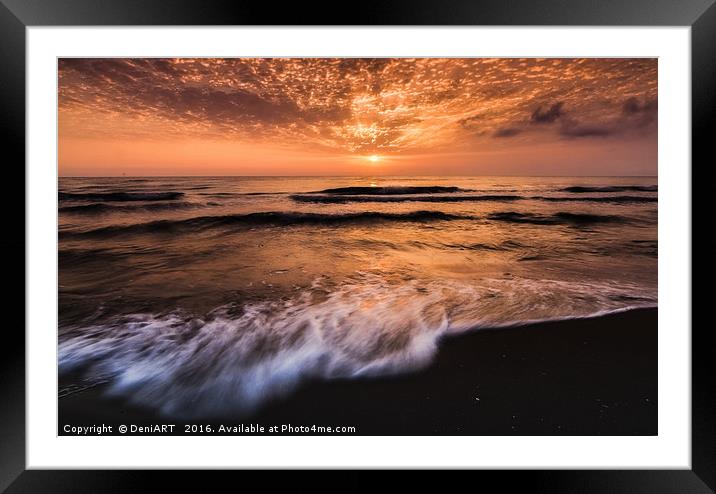 Early morning at seven Framed Mounted Print by DeniART 