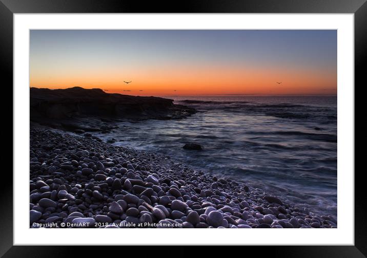 Cala Baladrar I Framed Mounted Print by DeniART 