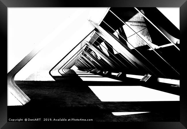 Modern architecture III Framed Print by DeniART 