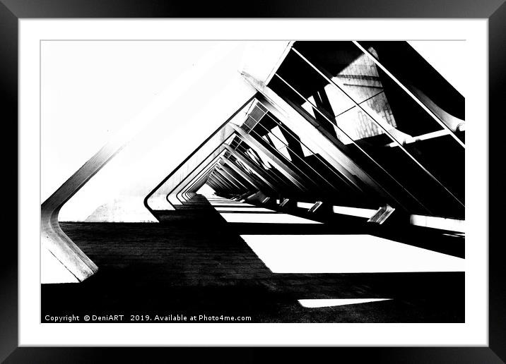 Modern architecture III Framed Mounted Print by DeniART 