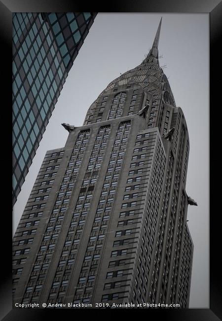  The Chrysler Building, New York City...  Framed Print by Andy Blackburn