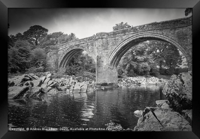 Devils Bridge, Kirkby Lonsdale, Cumbria... Framed Print by Andy Blackburn