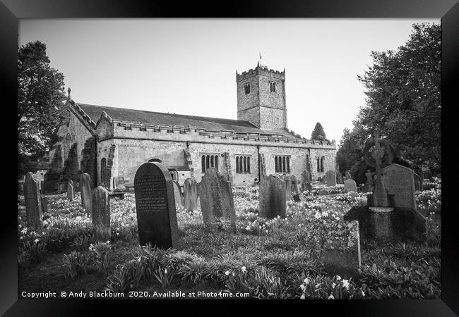 St  Marys Church, Kirkby Lonsdale, Cumbria...      Framed Print by Andy Blackburn