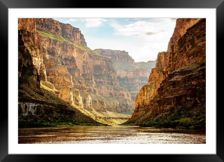  The Grand Canyon at Sunset Framed Mounted Print by Brent Olson