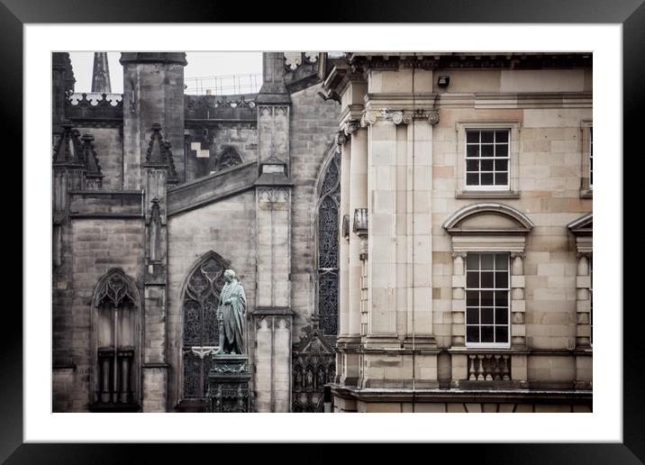  The Royal Mile, Edinburgh Framed Mounted Print by Brent Olson