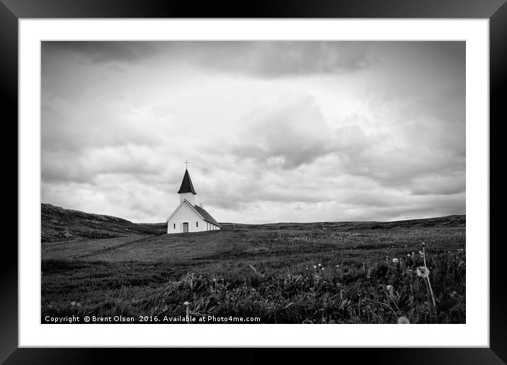 Church  Framed Mounted Print by Brent Olson
