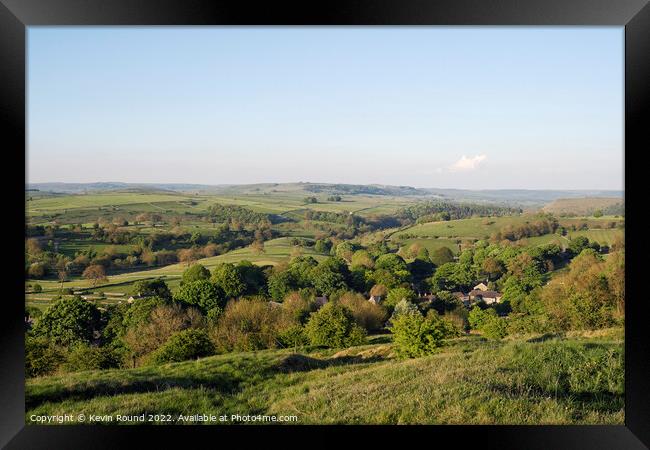 Peak District National Park Landscape Framed Print by Kevin Round