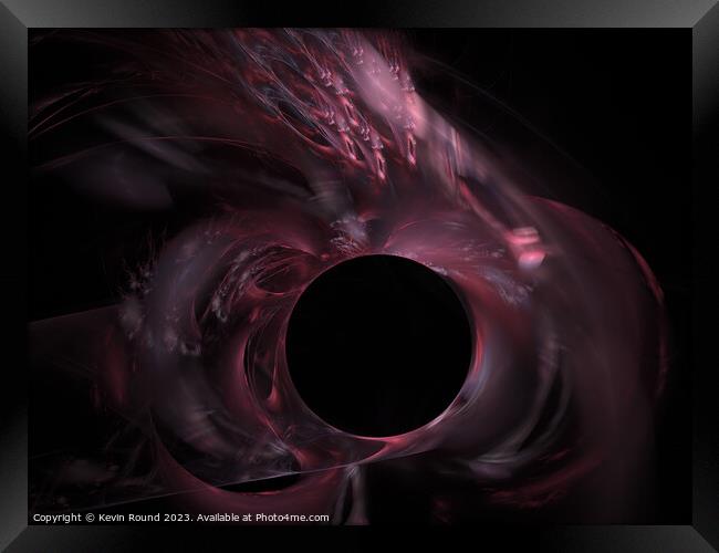 Black Hole Framed Print by Kevin Round