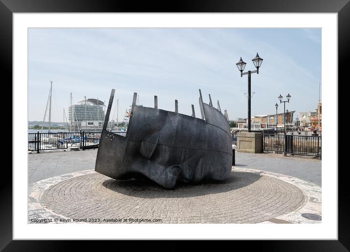 Merchant Seafarers War Memorial 2 Framed Mounted Print by Kevin Round