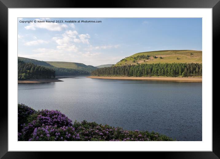 Derwent Reservoir Derbyshire Framed Mounted Print by Kevin Round