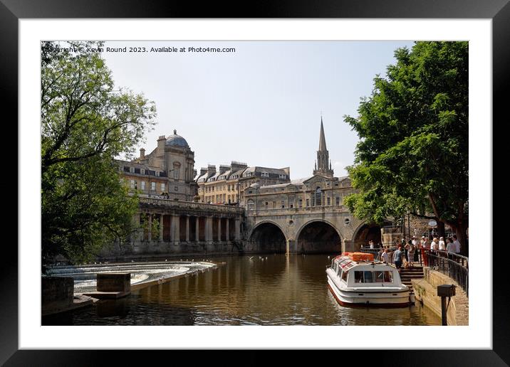 River Avon Bath Framed Mounted Print by Kevin Round