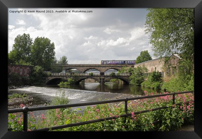 River Don Sheffield Framed Print by Kevin Round