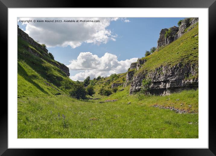 Lathkill Dale Derbyshire 3 Framed Mounted Print by Kevin Round